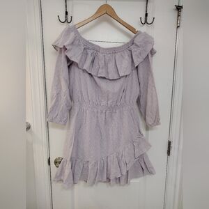 Lavender Ruffle Dress